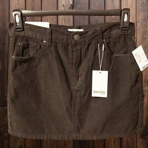 Kensie Black Corduroy Skirt​​